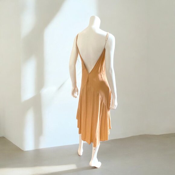 CLEOBELLA High Low Spaghetti Strap Dress in Nude, size Small - Picture 7 of 14